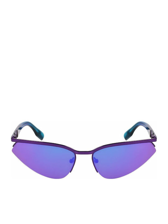 Karl Lagerfeld Unisex Sunglasses with Purple Metal Frame and Purple Lens KL352S-500
