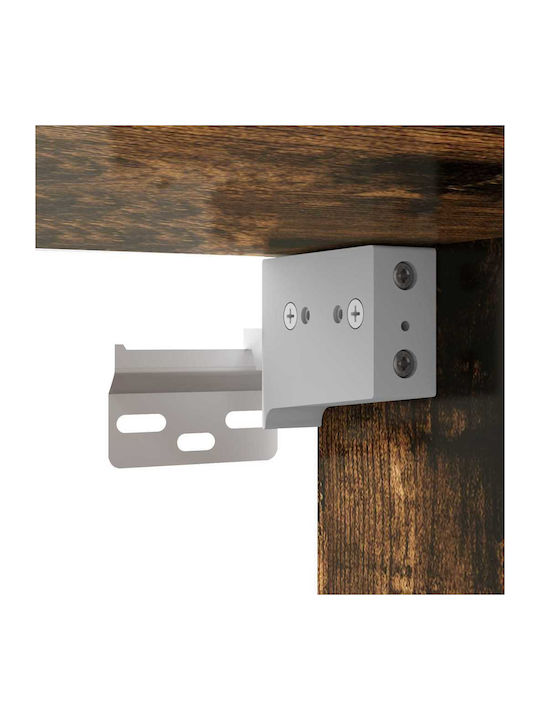 Wand Wohnzimmer Schrank aus Spanplatte Rauch Eiche 30x31x60cm