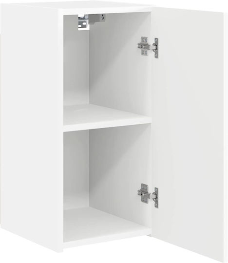 Hängeschrank fürs Wohnzimmer aus Spanplatte Weiß 30x31x60 cm