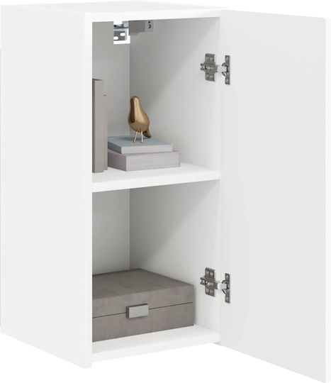 Hängeschrank fürs Wohnzimmer aus Spanplatte Weiß 30x31x60 cm