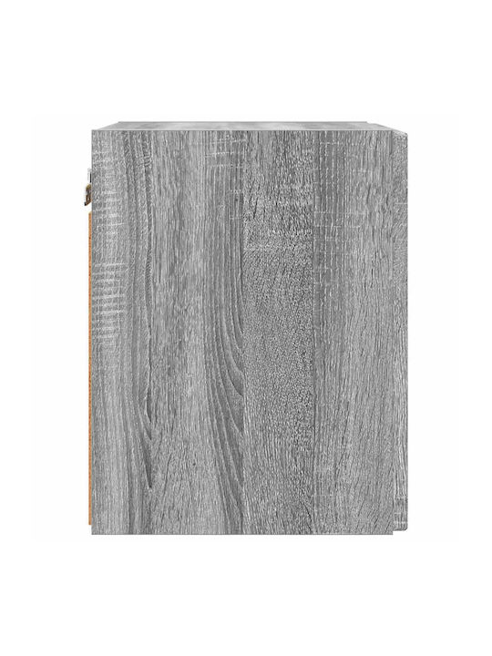 Wand-Kremlampe Wohnzimmer aus Spanplatte Grau Sonom 30x31x40cm