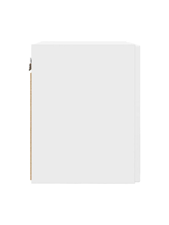 Wand Wohnzimmer Schrank aus Spanplatte Weiß 30x31x40cm