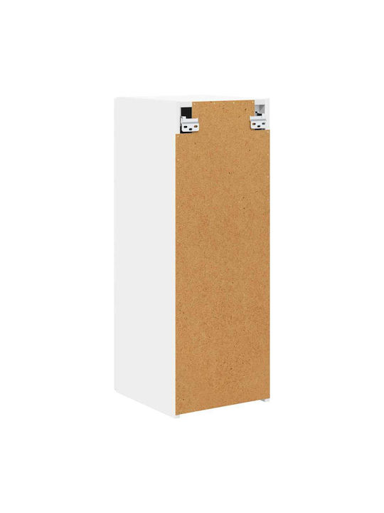 Wand Wohnzimmer Schrank aus Spanplatte Weiß 30x31x80cm