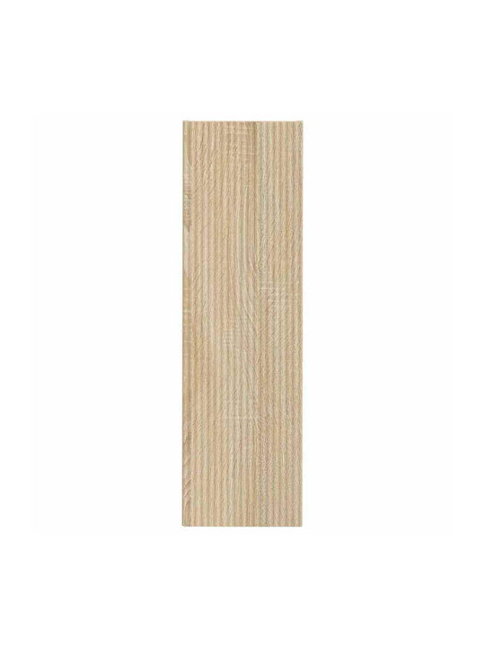 Wand Wohnzimmer Vitrine aus Spanplatte Sonoma 30x31x100cm