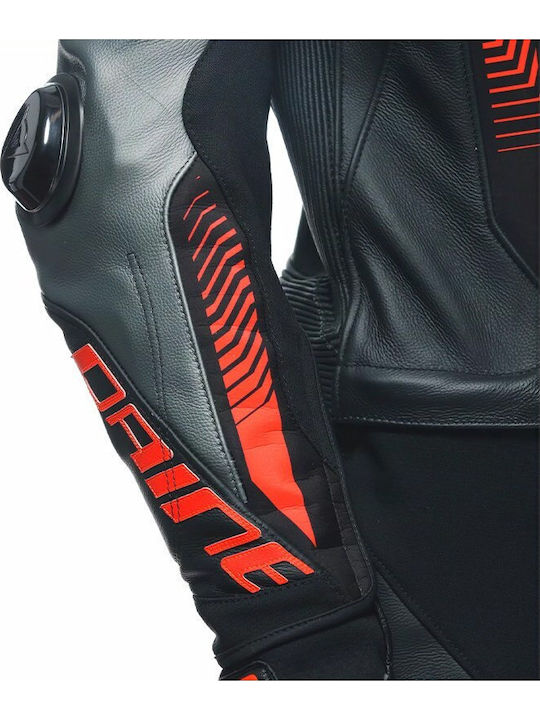 Dainese Laguna Seca 5 Мъжки Кожен мотоциклетен костюм Черен