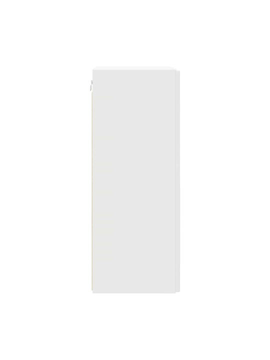 Wand Wohnzimmer Schrank aus Spanplatte Weiß 30x31x80cm