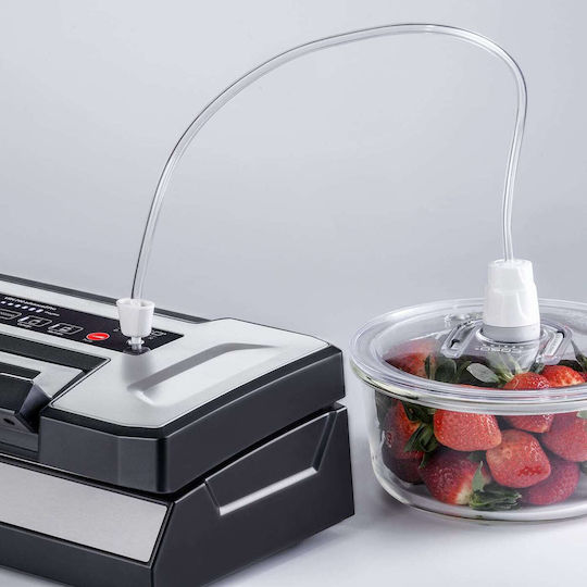 Sigilator cu Vid Caso Germany Vrh 700 Advanced Pro Uscat Umed Marinare Vidare Oțel Inoxidabil