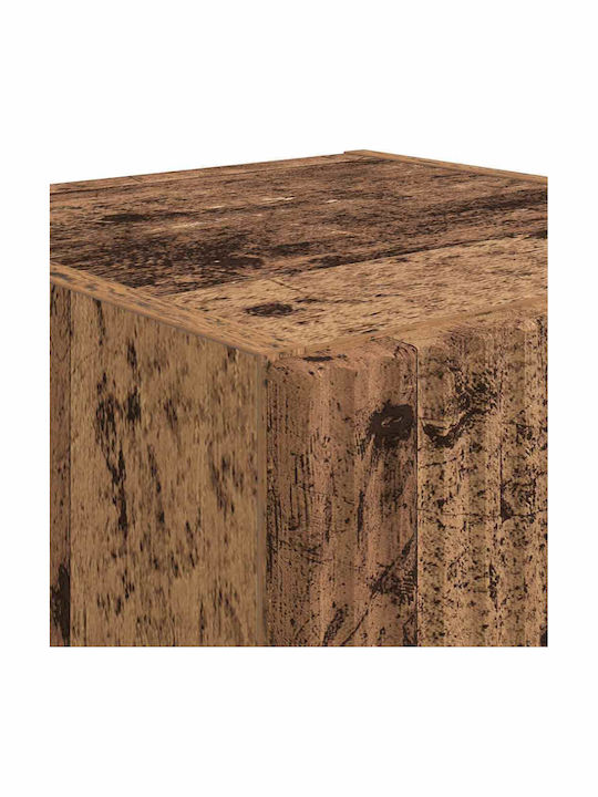 Living Room TV Unit Old Wood L30xW31xH80cm