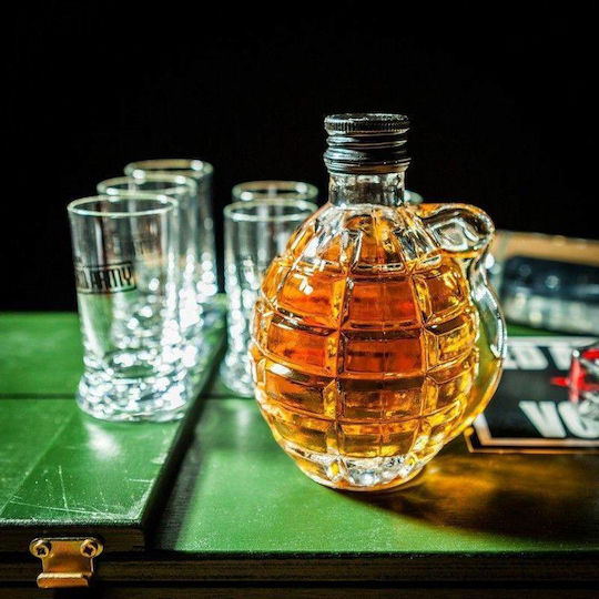 Crystal Head Compoziție cu Pahare Kalashnikov Red Army 1000ml