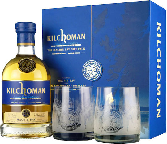 Kilchoman Σύνθεση με Ποτήρια Machir Bay 700ml