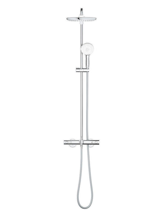 Grohe Στήλη Ντουζ με Μπαταρία Λευκή