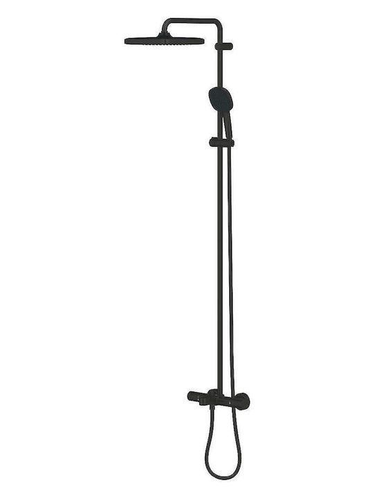 Grohe Duschsäule mit Armatur Schwarz
