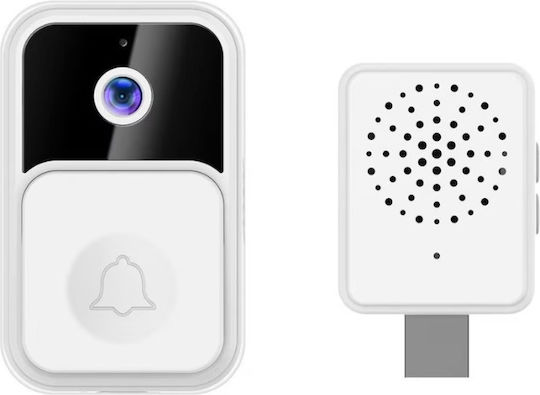 Taggo Wireless Wi-Fi Black Door Bell