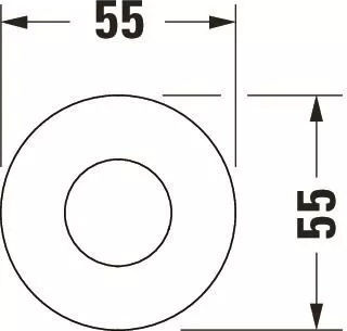 Duravit Uv0620007004 Suport Pentru Cap De Duș Aplicat Universal Bronz Mat
