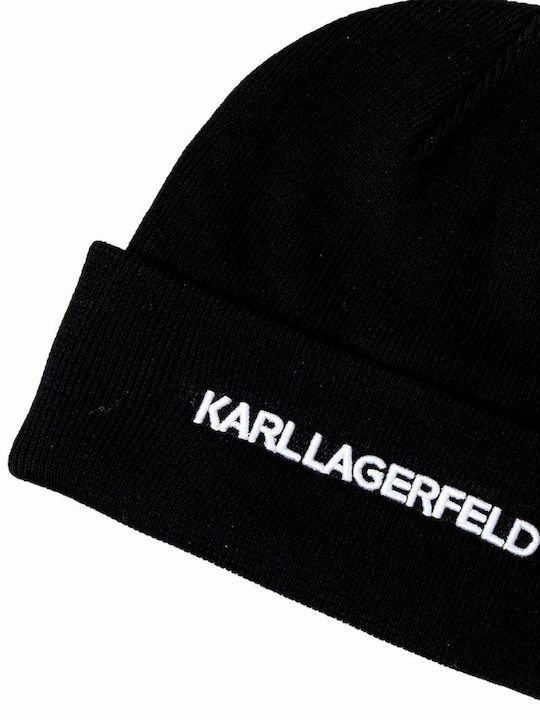 Beanie Ανδρικός Σκούφος Πλεκτός σε Μαύρο χρώμα