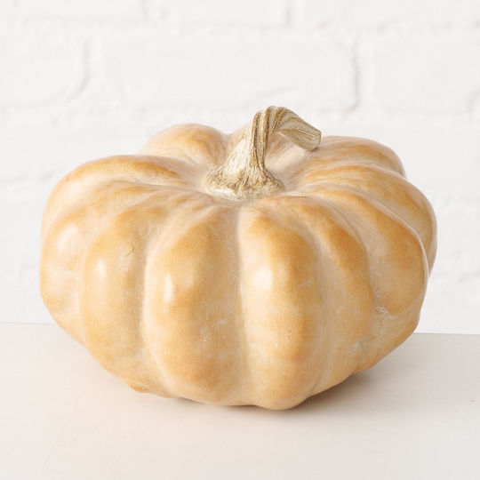 MSA Pumpkin Orange Merano H12cm D18cm Polyresin