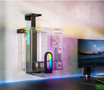 Suport Calculator Ultradesk Ultradesk Flank Bază Calculator Sub Birou Rgb Negru 13721003 5904238811795