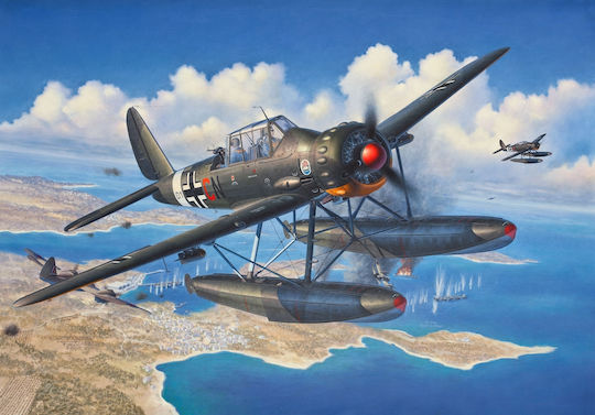 Assembly Model Revell Arado Ar196a-3 Seaplane 192 Pieces