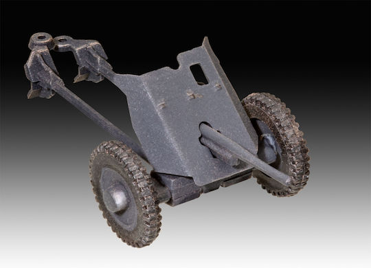 Assembly Model Revell Starter Kit Truck Krupp Protze Kfz 69 3.7cm 61 Pieces