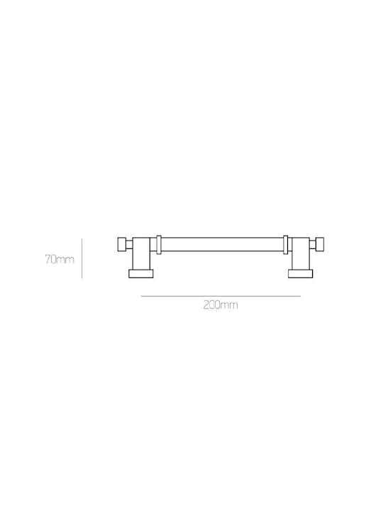 Best Design Front Door Handle White/Oro