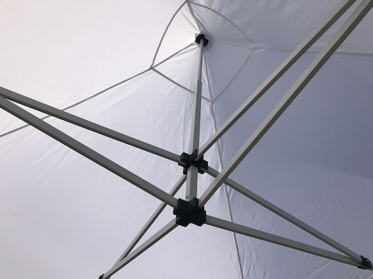 Epiplo-Fos Κάλυμμα για Κιόσκι Λευκό με Επίστρωση PVC 3x3m