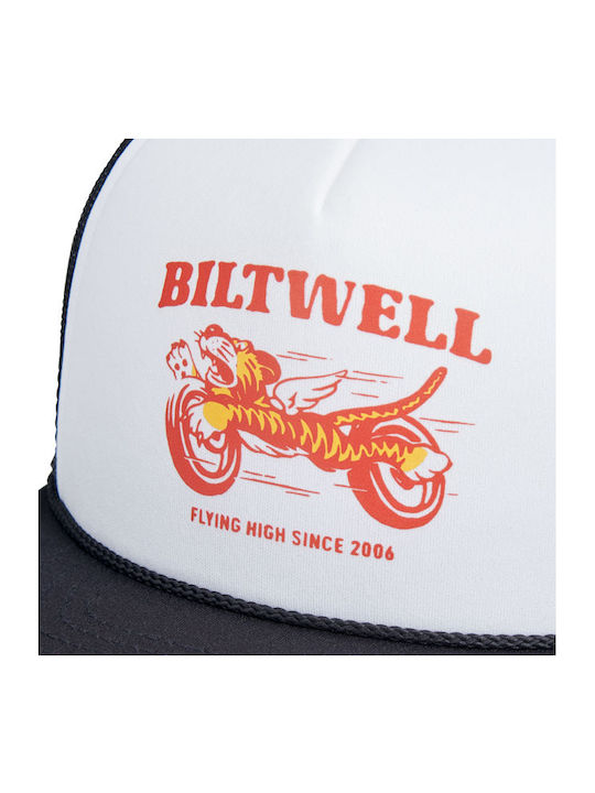 Biltwell Καπέλο Tiger Trucker Cap Black White
