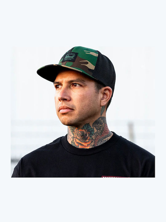 Biltwell Woodland Trucker Cap Camo