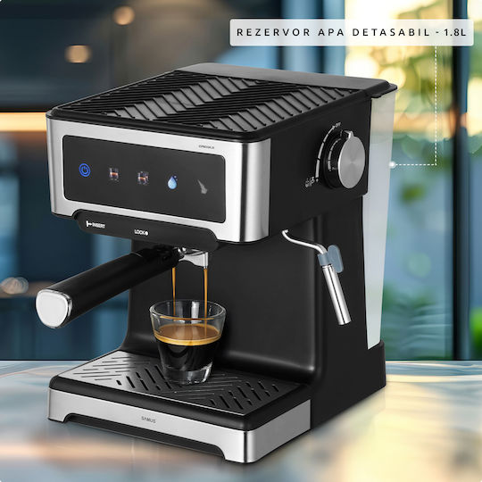 Samus Espressia 20 Mașină de Espresso 1150W Presiune 20bar Neagră
