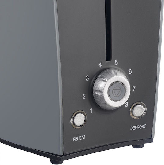 Albatros Confort Φρυγανιέρα 2 Θέσεων 800W Γκρι