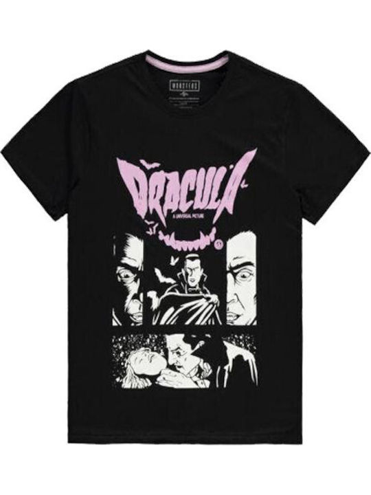 Μπλούζα Dracula Universal Monsters T-shirt Black Ts523503drc Μπλούζα Dracula Universal Monsters T-shirt Black Ts523503drc