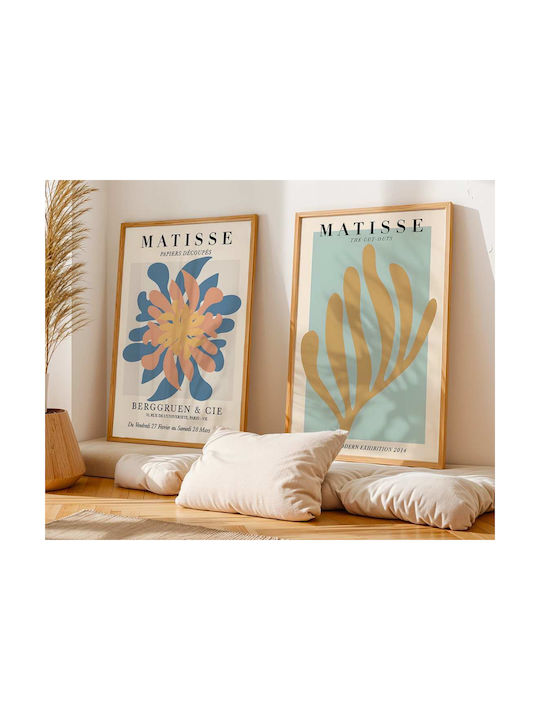 Poster Matisse Berggruen & Cie Art030 21cm X 30cm Frame Dark Natural Wood Brown