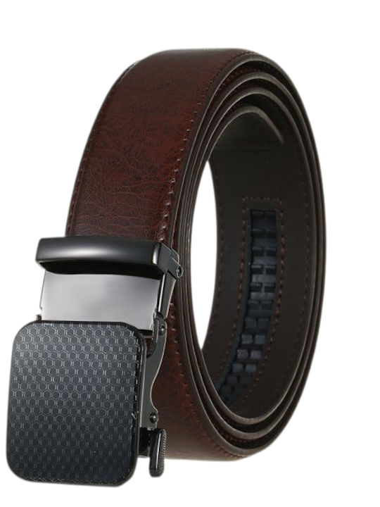 Men's Belt Leather Tabac Brown