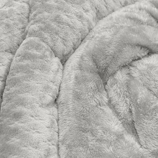 Lino Home Duvet Cover Queen 220x240cm Lofti Silver