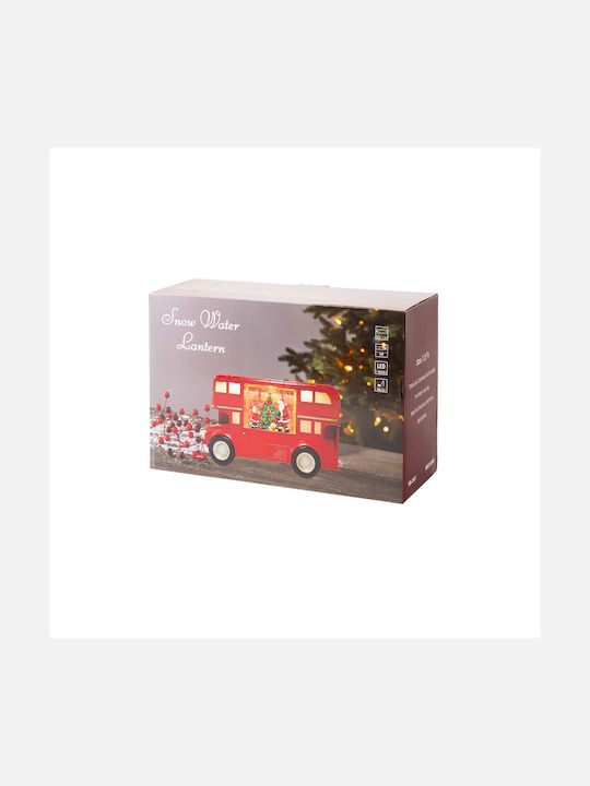 Decorative Christmas Bus Light Music Red 56-52