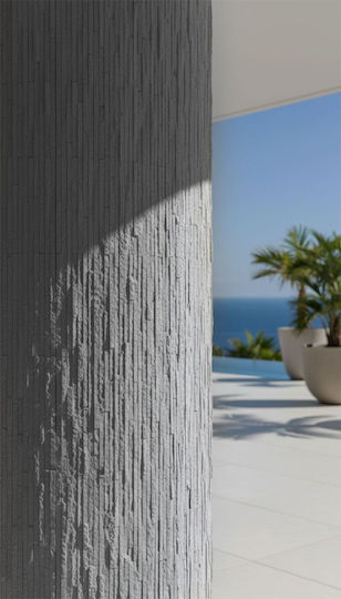 3D Πάνελ Τοίχου από Πλαστικό με Κόλλα Light Grey Γκρι 60x120εκ. 3D Πάνελ Τοίχου από Πλαστικό με Κόλλα Light Grey Γκρι 60x120εκ.
