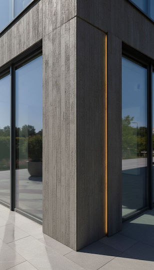 3D Wall Panels Plastic with Glue Gray 60x120cm