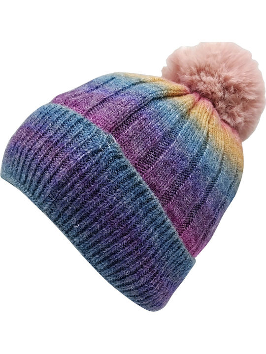 Pom Pom Beanie Beanie Knitted