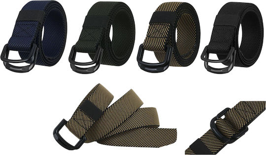 Männliche Gürtel Leichte Elastische Militärgürtel Molle Taktisch Breite 4 cm Blau Kj320