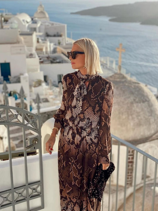 Maxi Φόρεμα Animal Print
