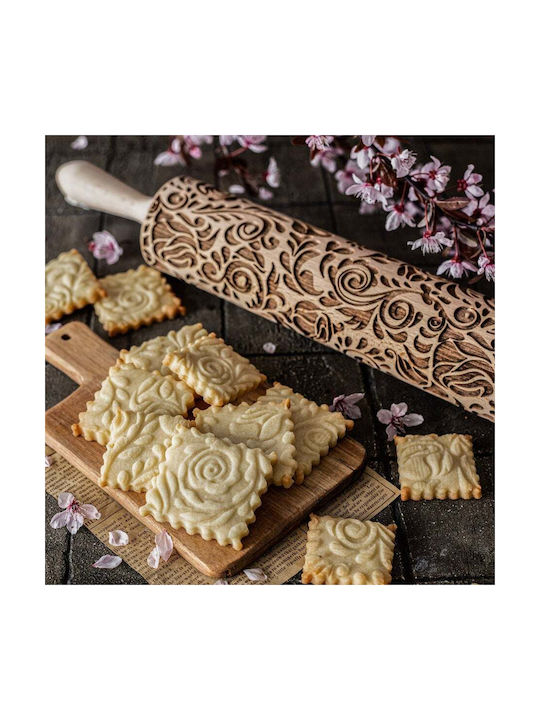 FunnyBaker Πλάστης Ζαχαροπλαστικής από Ξύλο