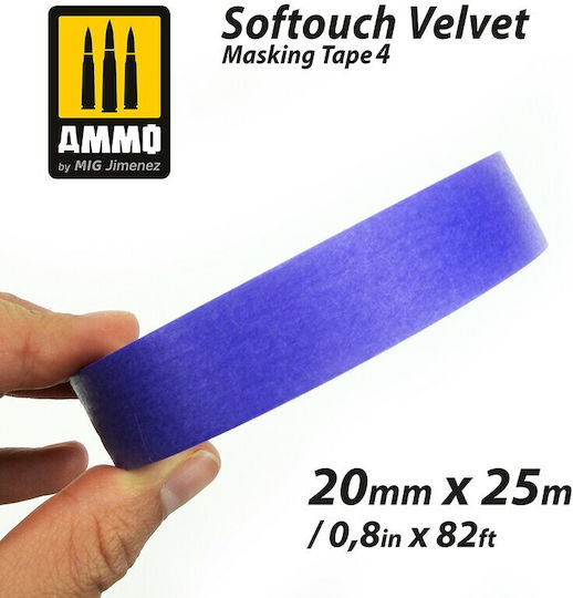 Softouch Velvet Masking Tape 4 20mm X 25m