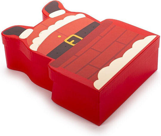 Tri-Coastal Design Reverse Santa Christmas Gift Box for Gift Wrapping