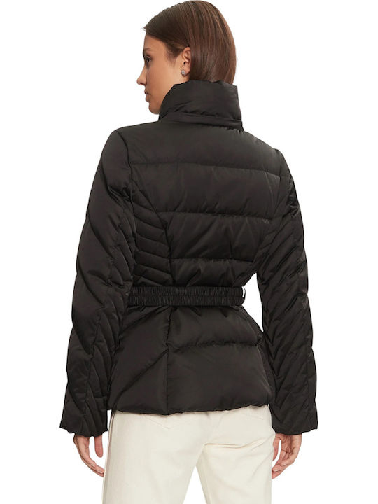 Women's Short Lifestyle Jacket for Winter Black