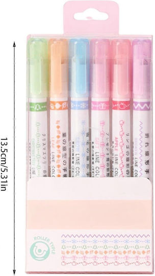 Μαρκαδόροι Multicolored Σετ 6 χρώματα