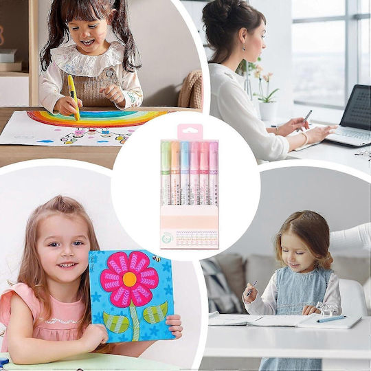 Μαρκαδόροι Multicolored Σετ 6 χρώματα