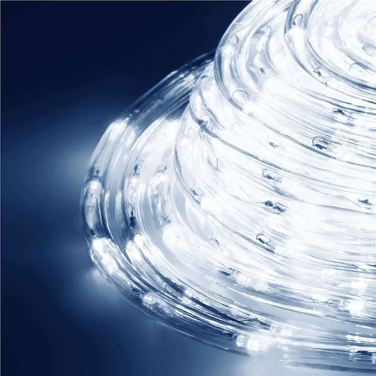 Țeavă luminată 240 Becuri Alb rece cu Dimmer 10m IP44