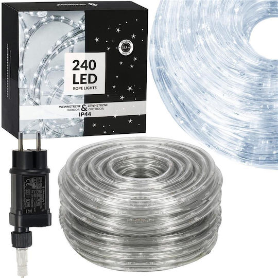 Țeavă luminată 240 Becuri Alb rece cu Dimmer 10m IP44