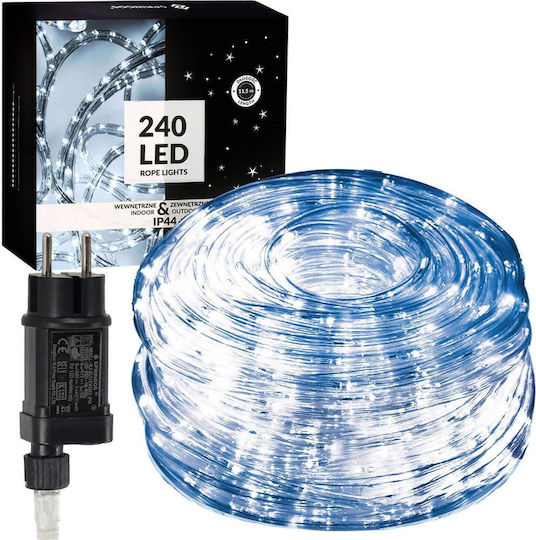 Țeavă luminată 240 Becuri Alb rece cu Dimmer 10m IP44