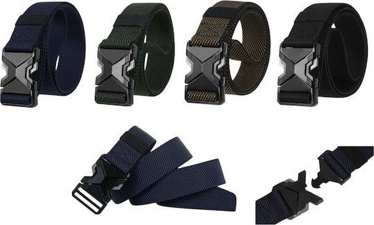 Elastisch Militärgürtel Taktisch Schwarz 40mm