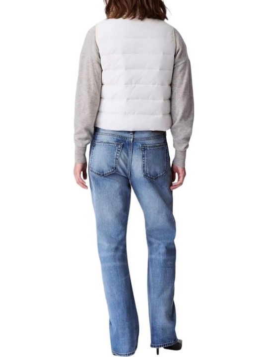 Calvin Klein Sleeveless Jacket Puffer White